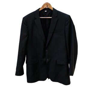 Vintage Burberry Suit Jacket Blazer Black 54L